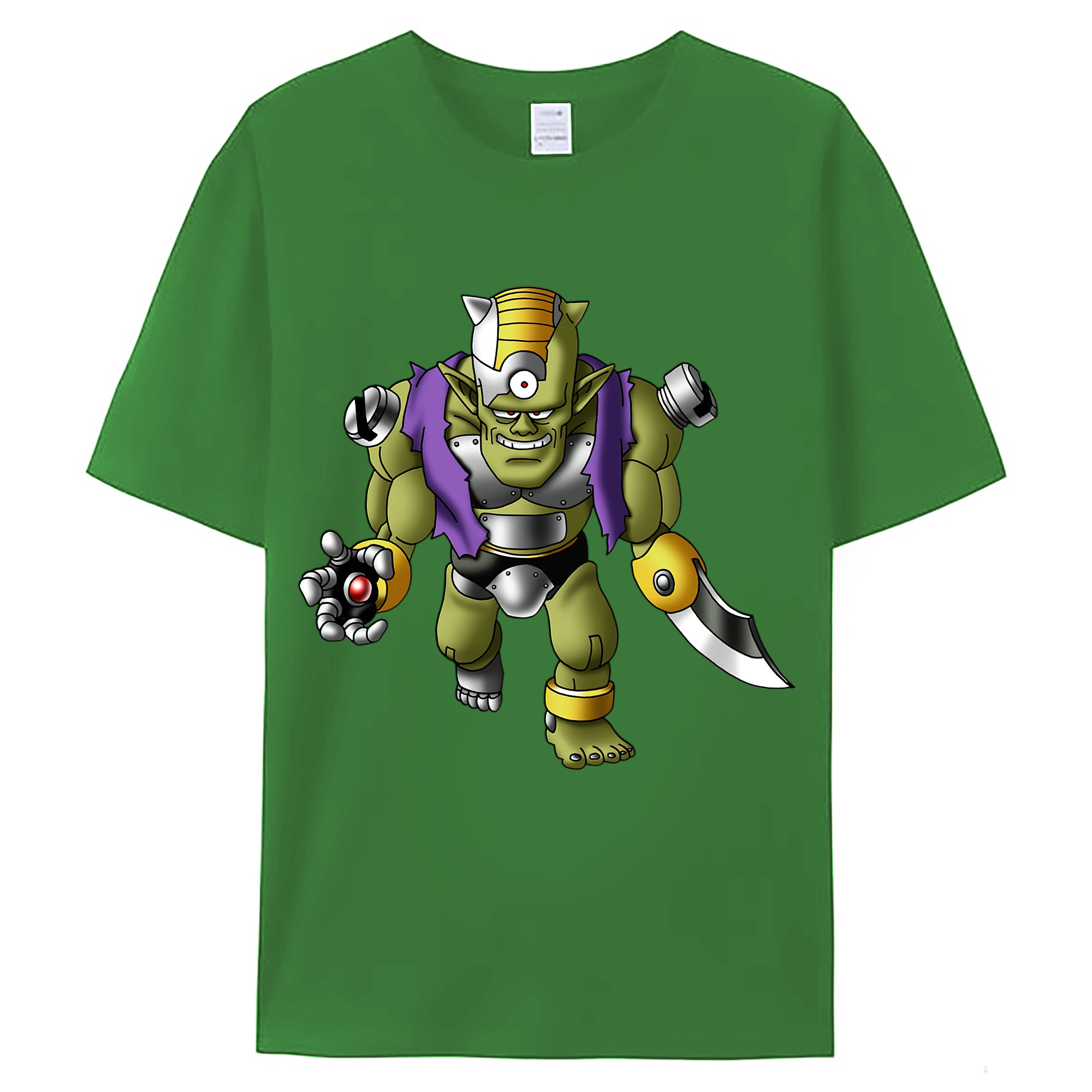（画像用） ドラゴンクエスト Doragon Kuesuto Dragon Quest レディースカジュアルプリントTシャツ（綿100％）